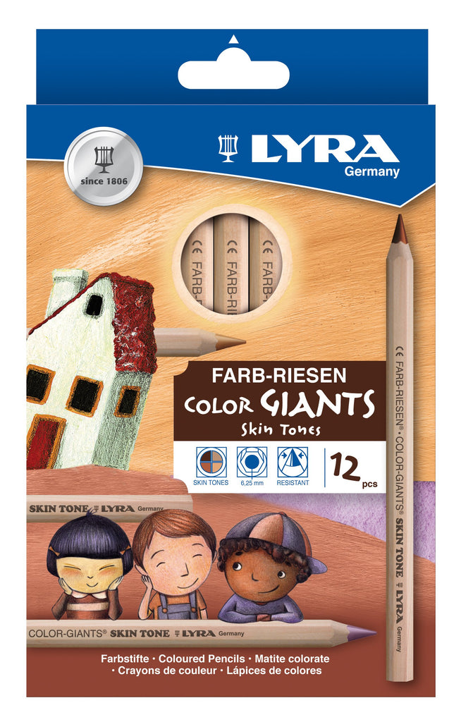 Color-Giants Skin Tones Colored Pencil Set