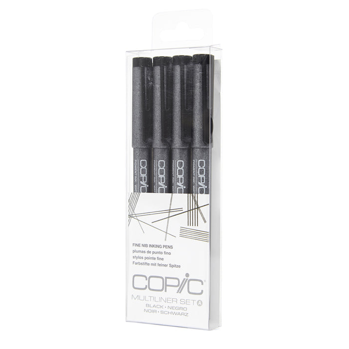 Copic Multiliner Fine A 4pc Set