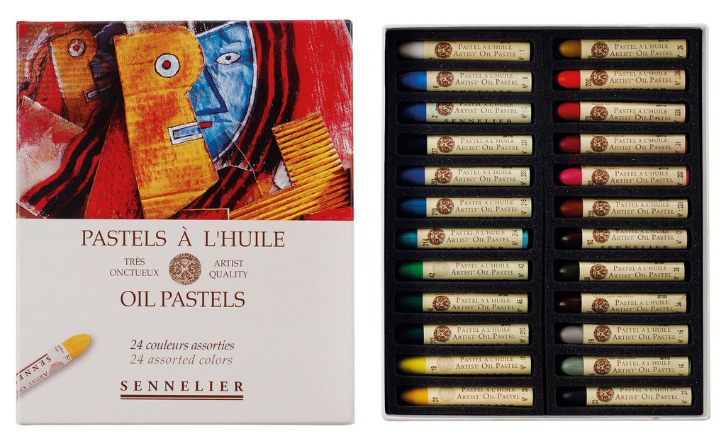 Sennelier Oil Pastel Set - Iridescent Colors, Set of 12