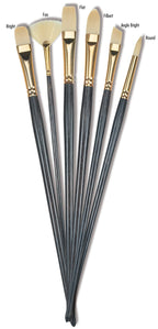 Princeton Dakota Synthetic Hog Bristle Brushes
