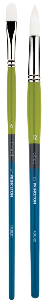 Princeton Snap! White Taklon (Long Handles)