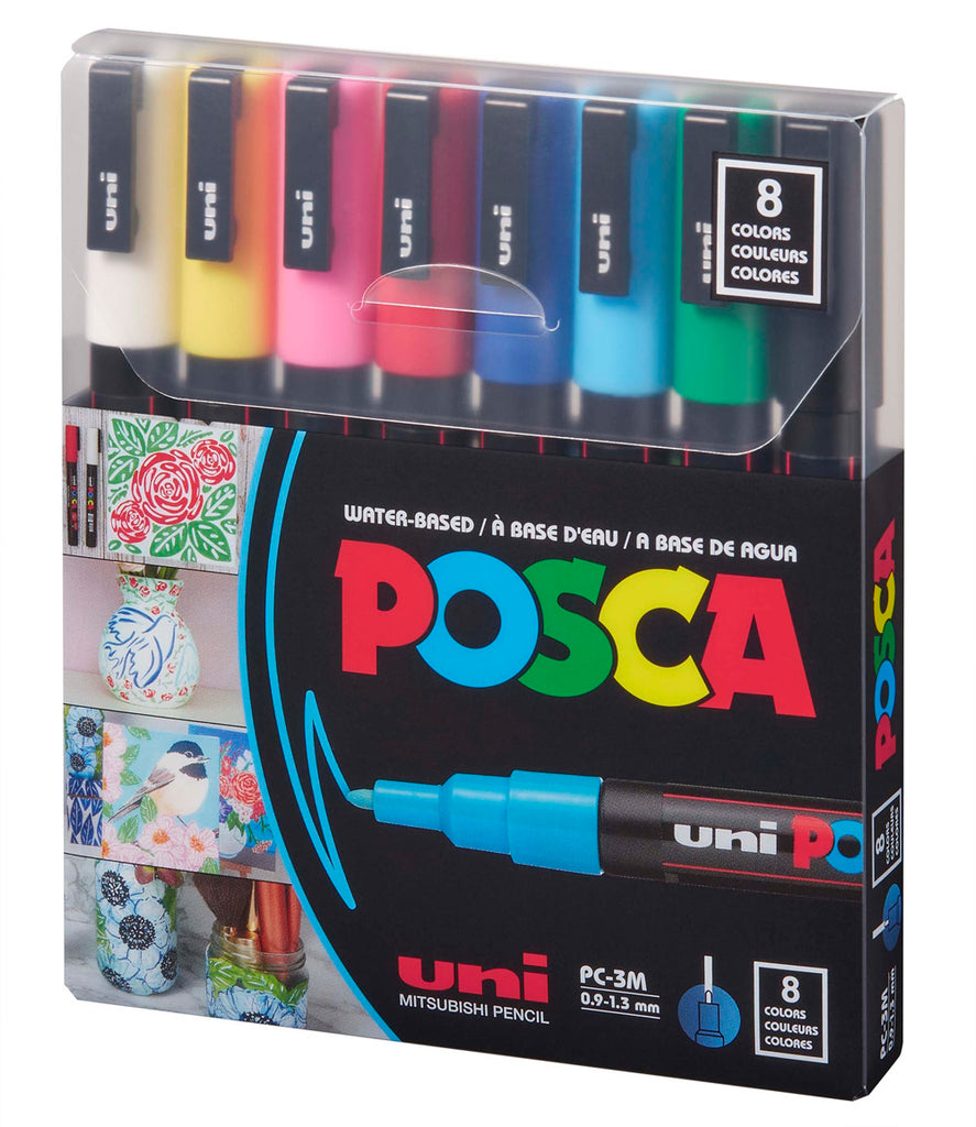 POSCA Paint Marker Basic Color Sets of 8