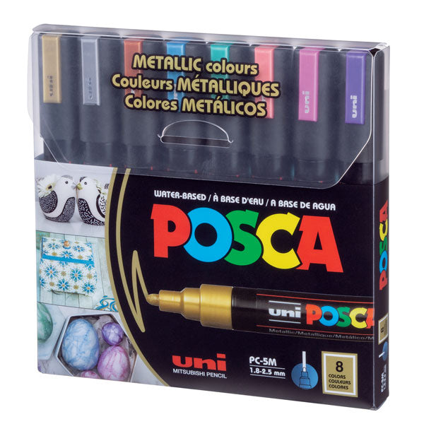 POSCA Paint Marker Metallic Set of 8