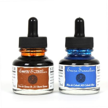 Sennelier Drawing Ink - 1oz Bottles