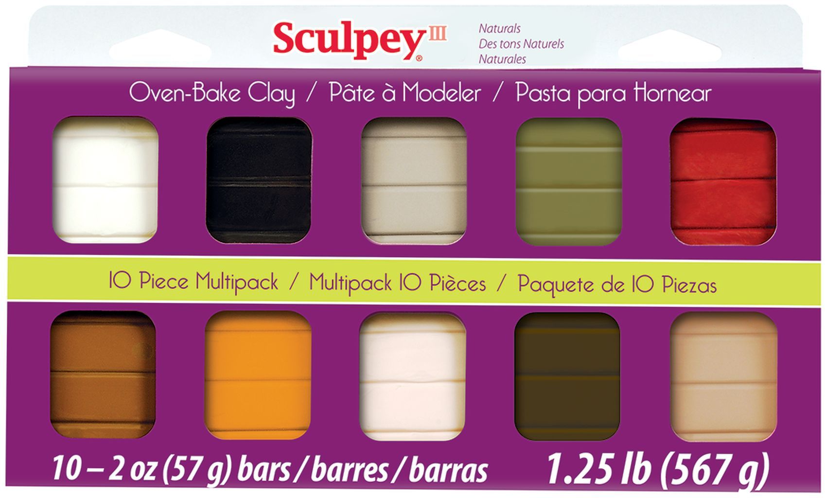 Sculpey III 10 Color Intermediate Set