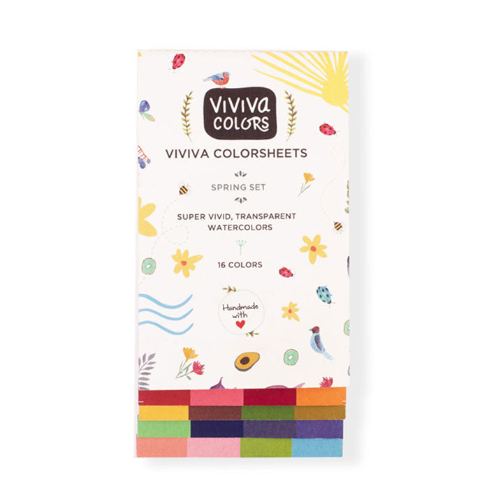 Viviva Colorsheets Watercolor Spring 16 Color