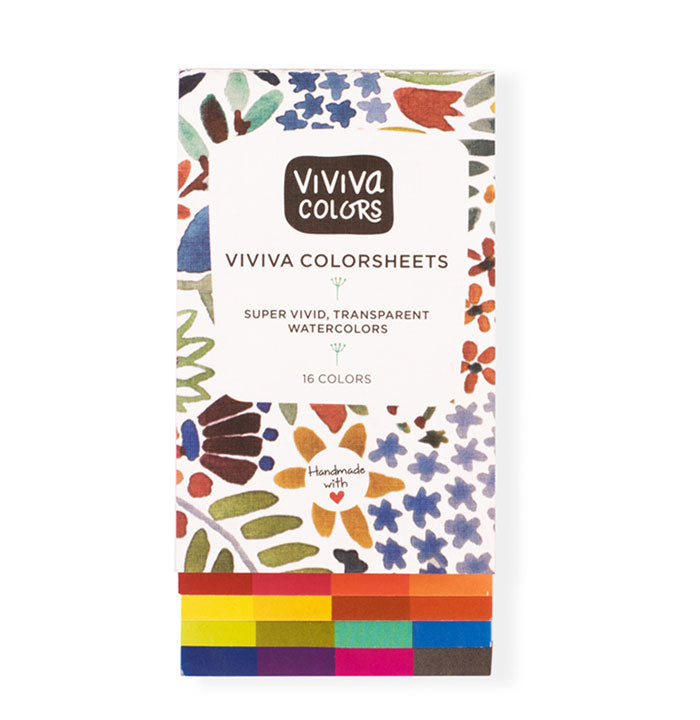 Viviva Colorsheets Watercolor Original 16 Color