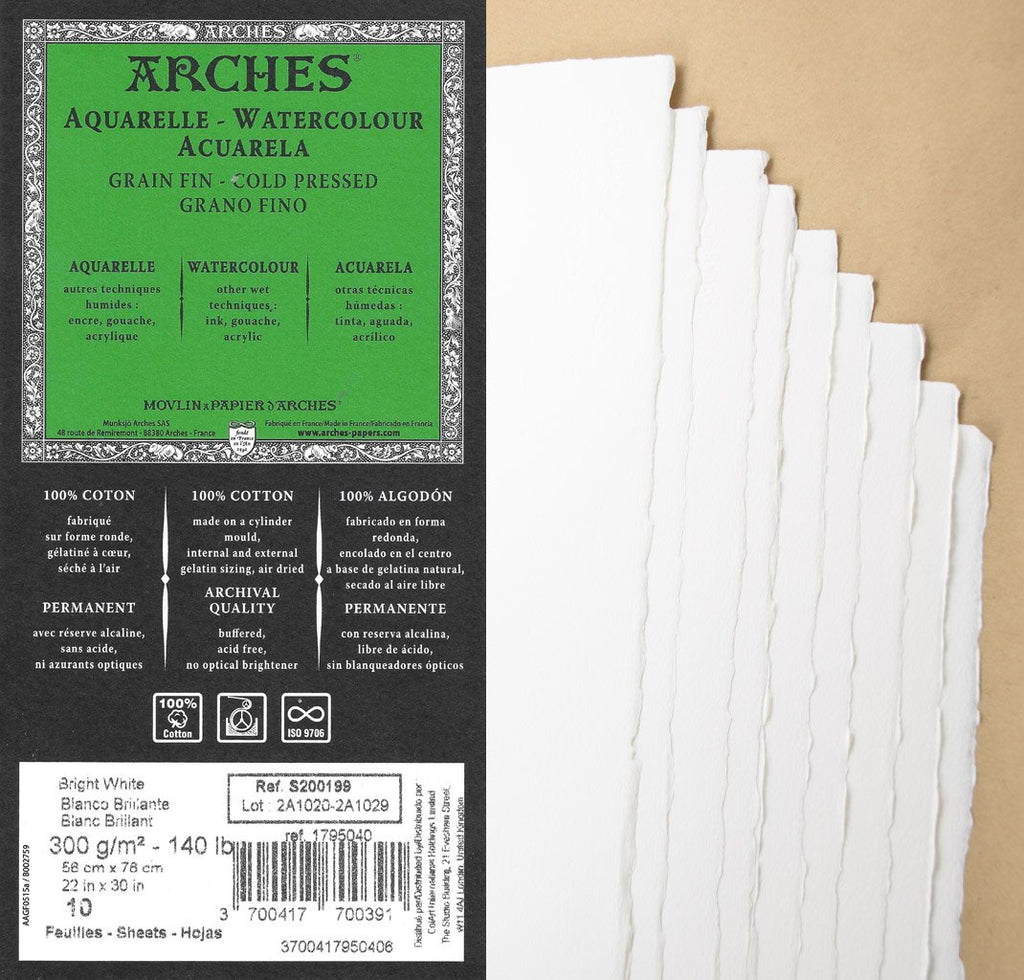 Arches 140lb Cold Press Watercolor Paper