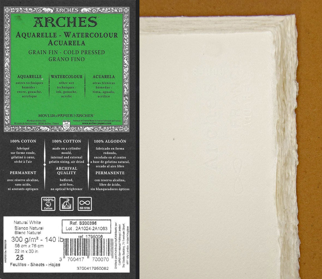 Arches 140lb Cold Press Watercolor Paper