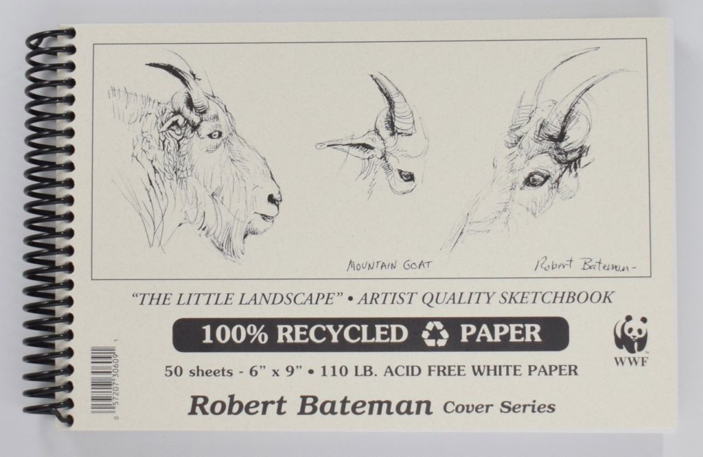 Robert Bateman Recycled Sketch Books