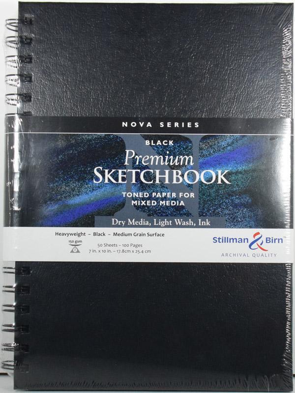 Stillman & Birn Nova Toned Black Sketchbooks