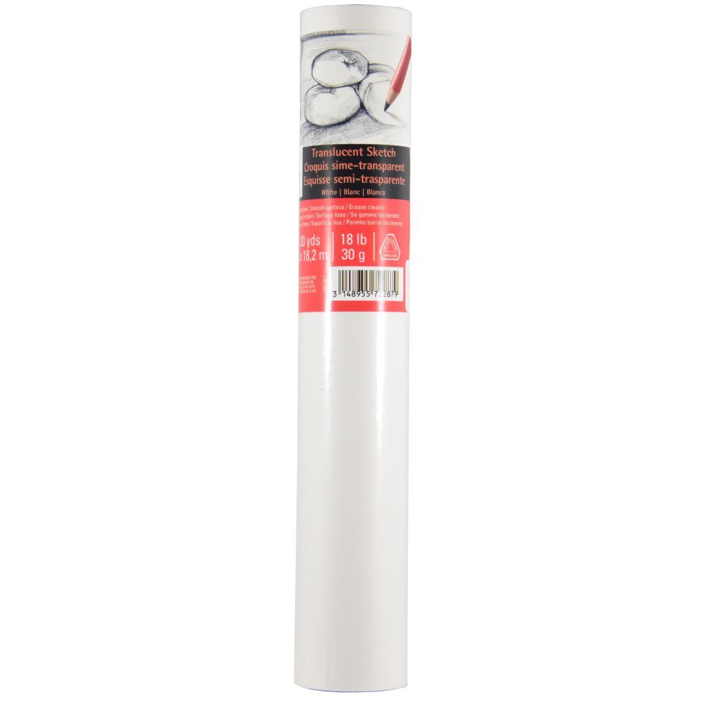 Canson White Translucent Sketch Rolls
