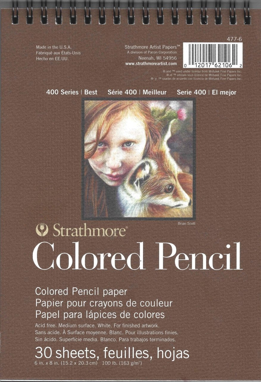 Strathmore Colored Pencil Pads 400 Series