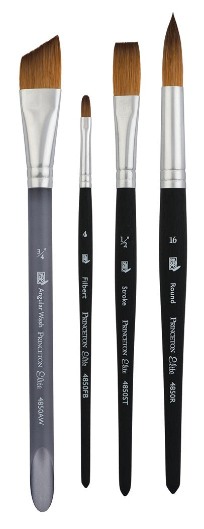 Princeton Aqua Elite Synthetic Sable Brushes