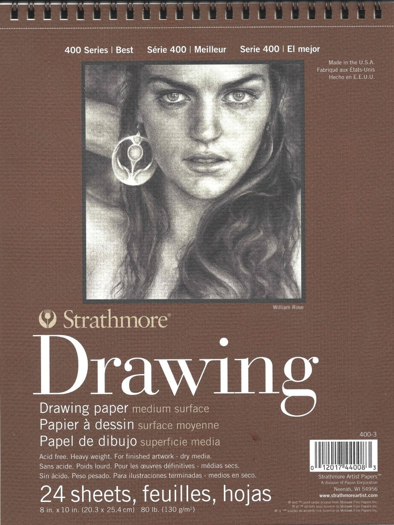 Drawing Paper Example Strathmore Drawing 400 Series Medium Surface – Rileystreet Art Supply