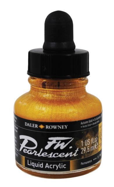 FW Pearlescent Acrylic Ink - 1oz Bottles