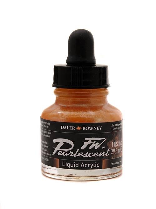 FW Pearlescent Acrylic Ink - 1oz Bottles