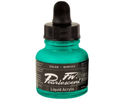 FW Pearlescent Acrylic Ink - 1oz Bottles