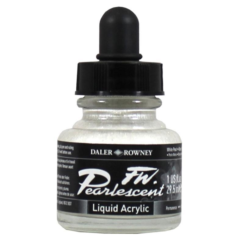 FW Pearlescent Acrylic Ink - 1oz Bottles