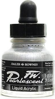 FW Pearlescent Acrylic Ink - 1oz Bottles