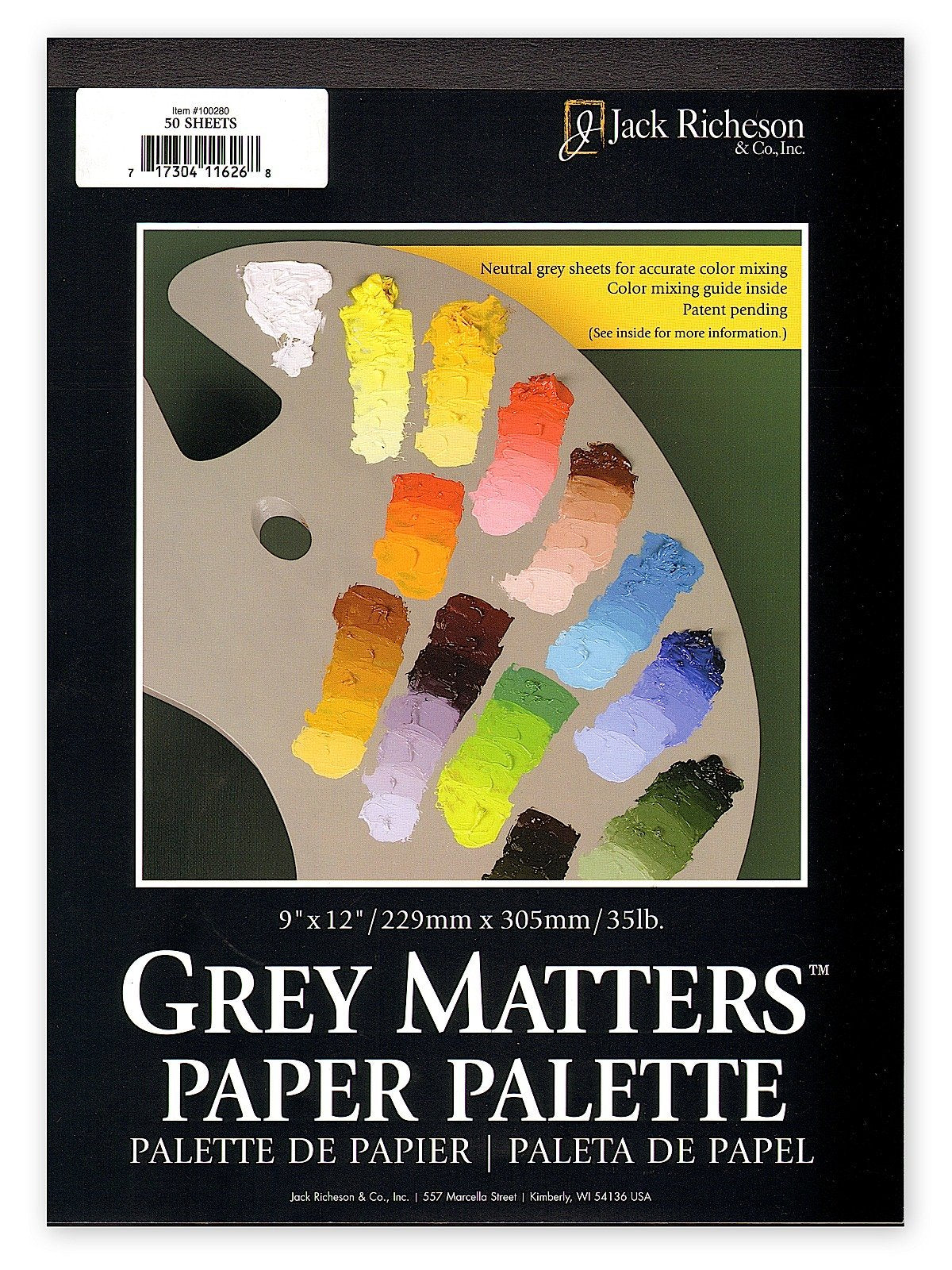 Grey Matters Palette Paper