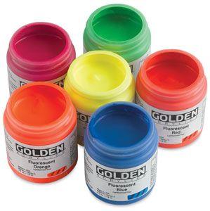 Golden Fluorescent Acrylics