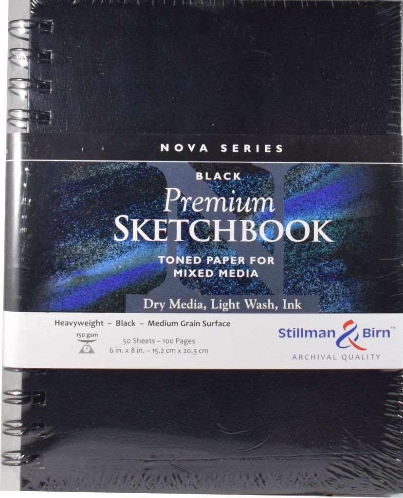 Stillman & Birn Nova Toned Black Sketchbooks