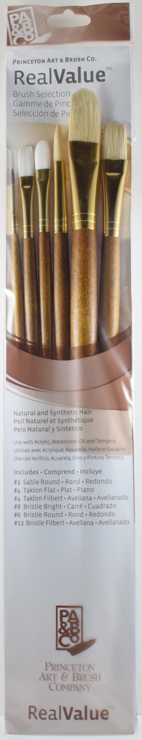Princeton Real Value Brush 6 Pack