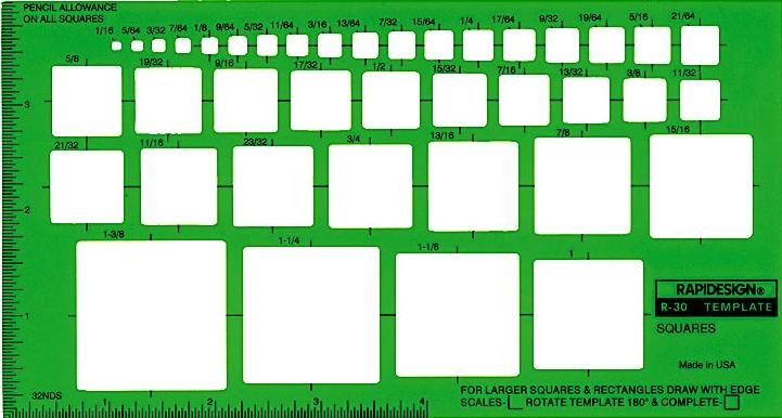 Squares Template