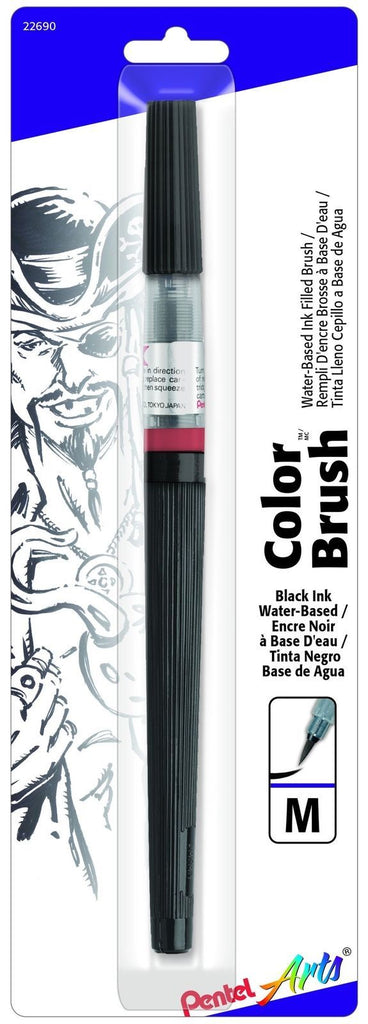 Pentel Waterbased Brush Pen Medium Point