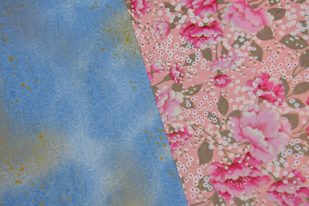 Japanese Silk Screened Papers