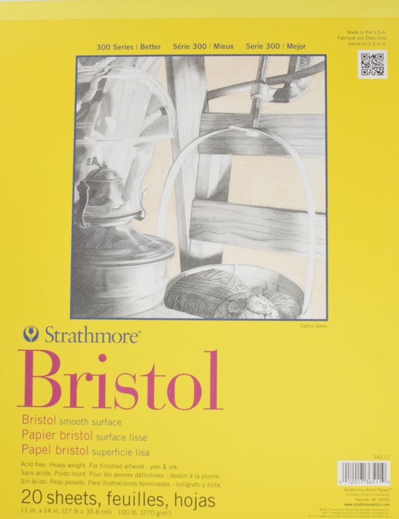 Strathmore Smooth Bristol Pads 300 Series
