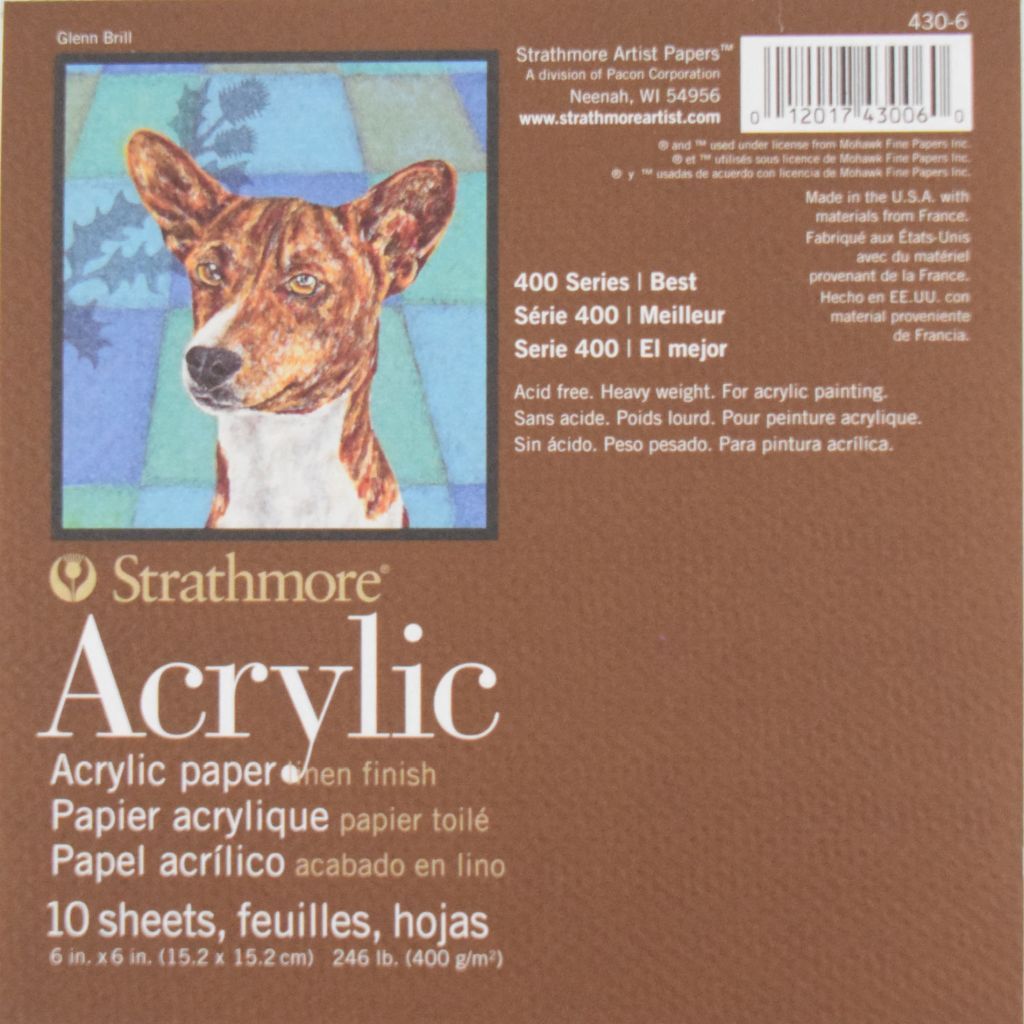 Acrylic Paper Canvas Pads - Linen Finish