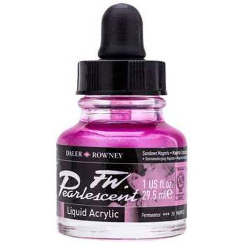 FW Pearlescent Acrylic Ink - 1oz Bottles