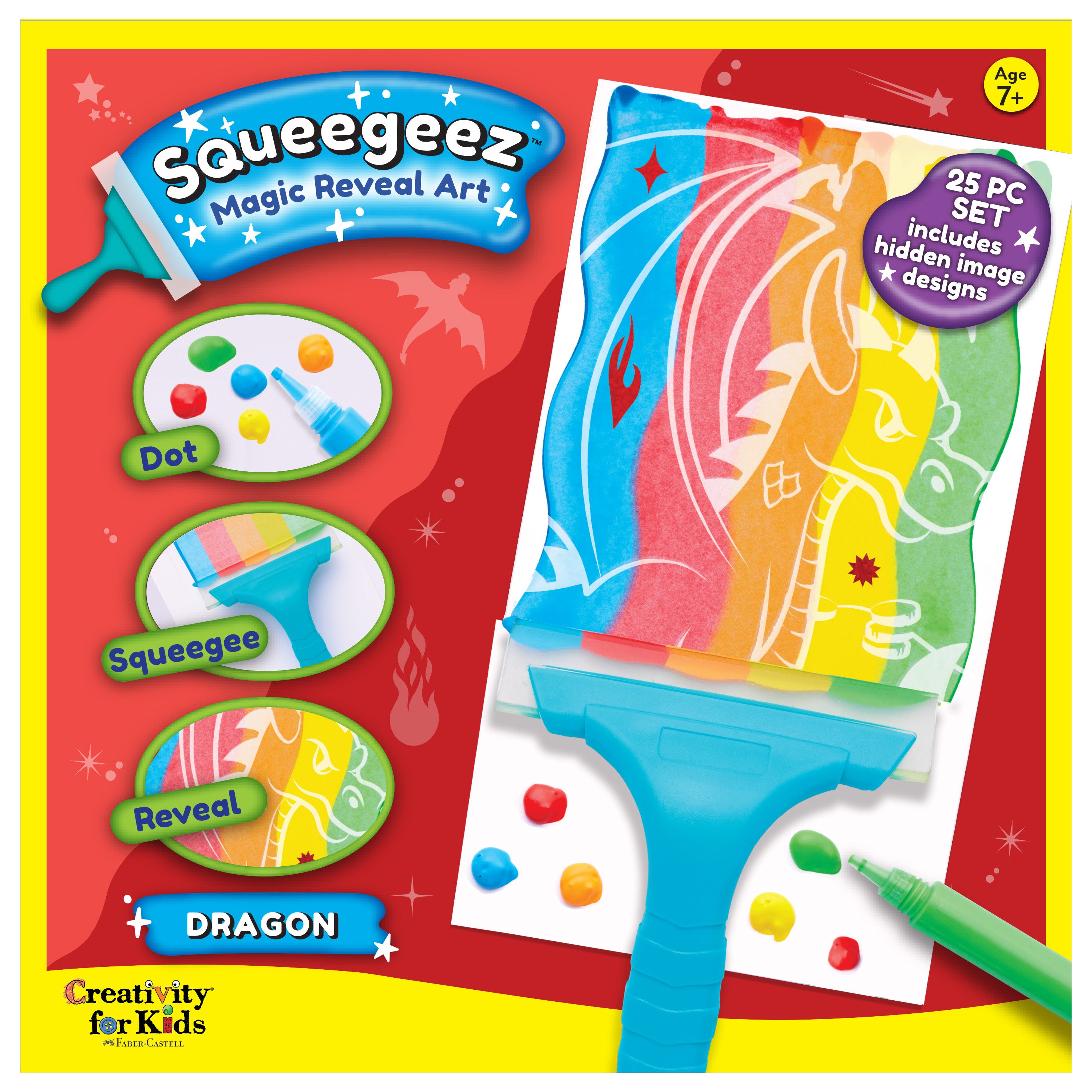 Squeegeez Magic Reveal Art-Dragon