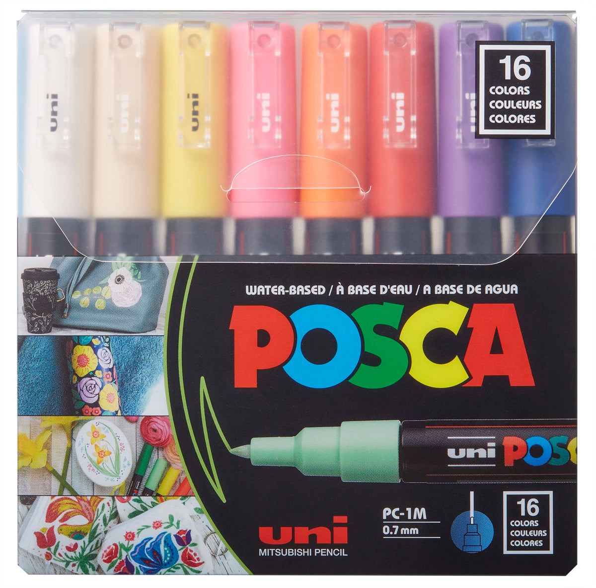POSCA 16 Color Paint Marker Sets – Rileystreet Art Supply