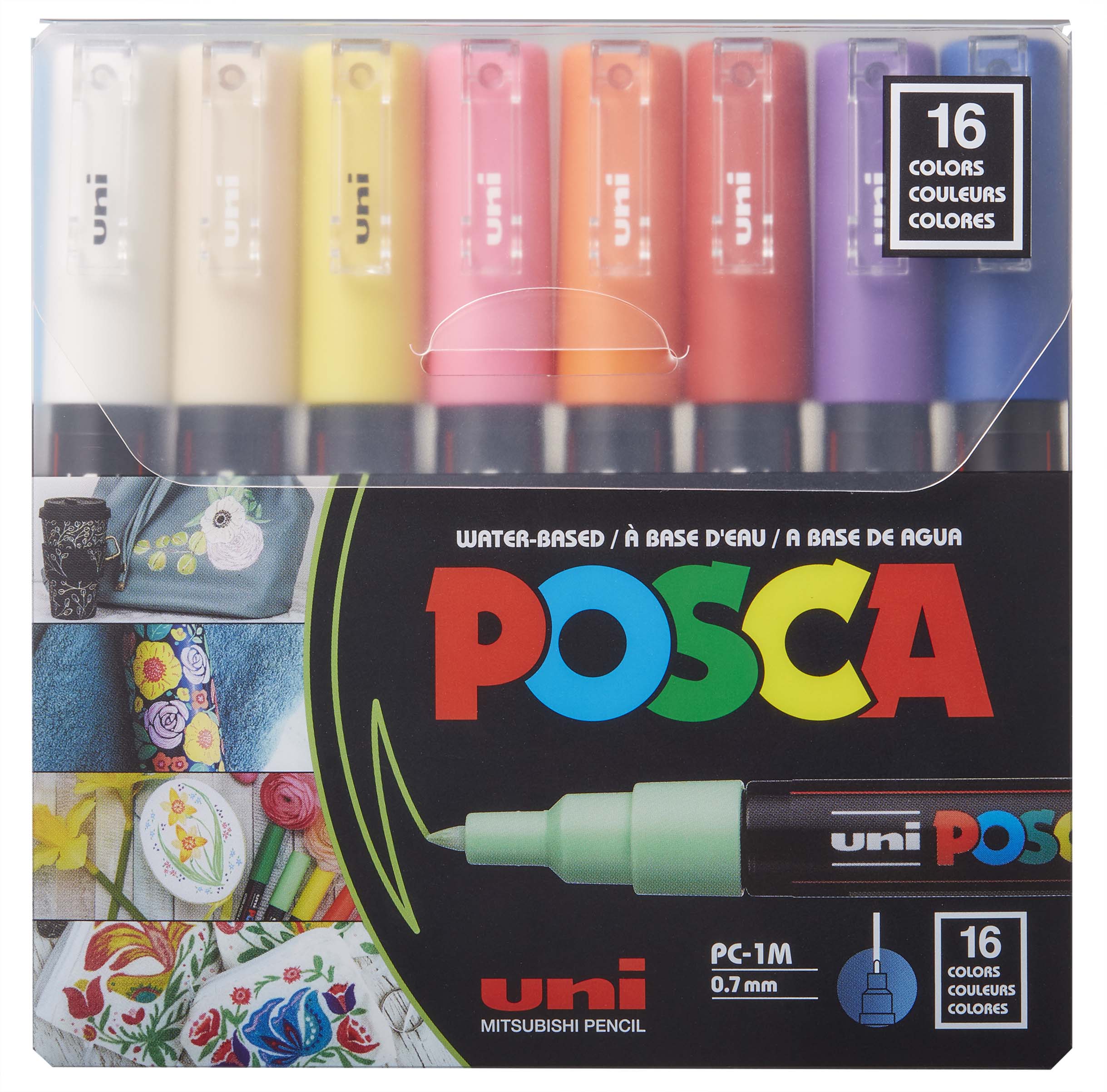 POSCA 16 Color Paint Marker Sets